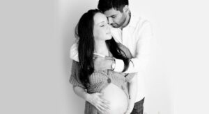 ¿Quién dice que estar embarazada no puede ser sexy?