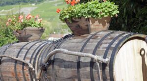 Los barriles como elemento decorativo: ¡una apuesta original!