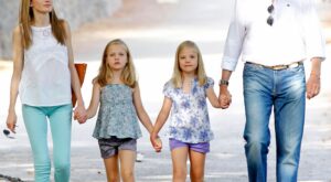 Y, por fin, los Príncipes posaron en Mallorca