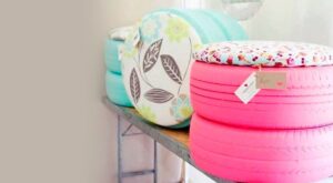 Ideas para reutilizar neumáticos como decoración para casa