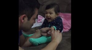 Marcelinha, la bebé más bromista de la red