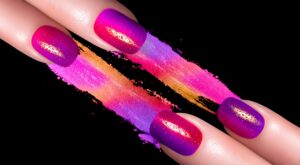 Dry-brushing, arte abstracto en tus uñas