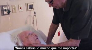 ¡Emociónate! La dulce despedida de un hombre a su esposa tras 73 años juntos
