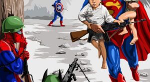 Imágenes de niños en la guerra: realidad vs ficción
