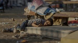 ¿Dónde duermen los niños refugiados? La cara más amarga de la guerra