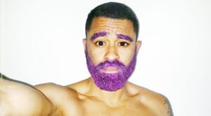 Glitter beards, llega la revolución de las barbas cubiertas de purpurina