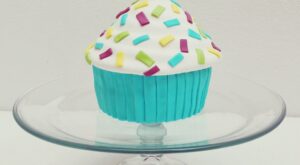 Descubre cómo preparar esta tarta con forma de cupcake gigante
