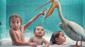 Este papá convierte a sus hijos en protagonistas de sus propios e increíbles cuentos