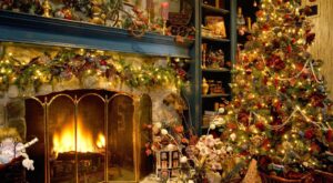 Árboles de Navidad con flores, la última tendencia en decoración