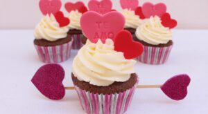 ¡Enamora con estos cupcakes de San Valentín!