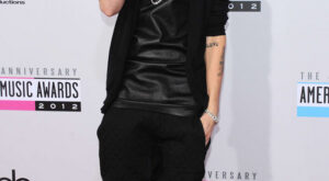 Las estrellas de la música brillan en la alfombra roja de los premios AMA