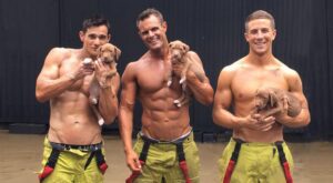 Bomberos australianos con cachorritos: tus sueños se han materializado