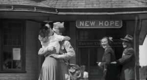 Amor en tiempos de guerra: 40 preciosas imágenes de parejas