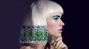 ¡Píntate el pelo! El hairstencil convierte tu cabello en el mejor lienzo