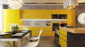 Cocinas amarillas, ¡el optimismo llega a tu casa!