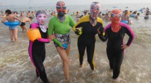 Facekini: tendencia de moda para ser el centro de atención