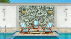 ¡Refréscate! 10 duchas impresionantes para tu piscina