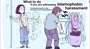 Una ilustradora gráfica crea una guía rápida para luchar contra la islamofobia