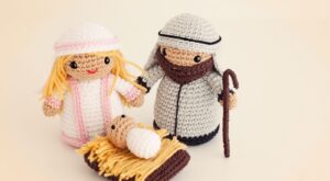 ¡Los amigurumis más navideños! Una terapia antiestrés para decorar tu casa