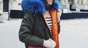 Parkas con capuchas de colores, ¡dale un toque alegre al invierno!