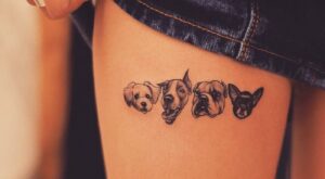 Más de 50 tatuajes geniales para amantes de los perros