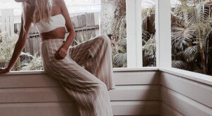 Looks de verano con pantalón palazzo