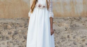 ¿Necesitas ideas para escoger el vestido de comunión de tu pequeña? Inspírate con estos diseños