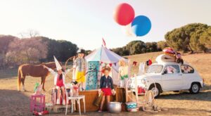 Inspiración circense en moda infantil