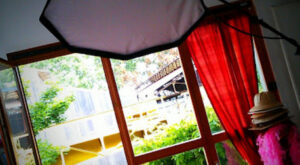 Making of de la sesión de fotos de Lancaster